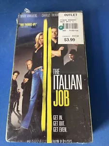 THE ITALIAN JOB (VHS , 2003) NEW  Sealed Mark Wahlberg Charlize Theron   - Imagen 1 de 6