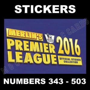 Autocollants Merlin 2016 Premier League #343 - 503 - Photo 1/3