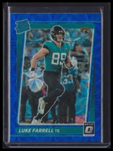 2021 Donruss Optic #287 Luke Farrell Blue Scope Jacksonville Jaguars - Afbeelding 1 van 1