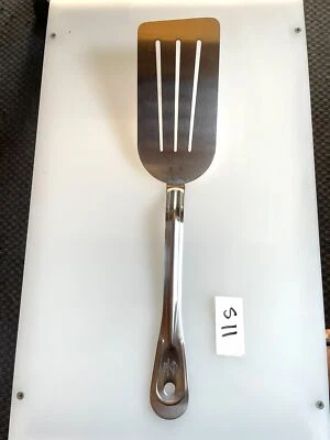 14" Vollrath Industrial Stainless Steel Handle Army Style Spatula Vintage S11 - Image 1 of 2