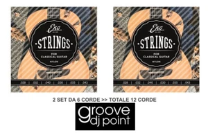 Eko Strings Nylon 028 043 2 Set / Mute da 6 Corde per Chitarra Classica NUOVE - Foto 1 di 3