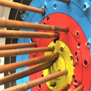 50pcs Archery 39in 50-55lbs Tonkin Bamboo Shafts Straight Arrows Outdoor Hunting - Picture 1 of 9