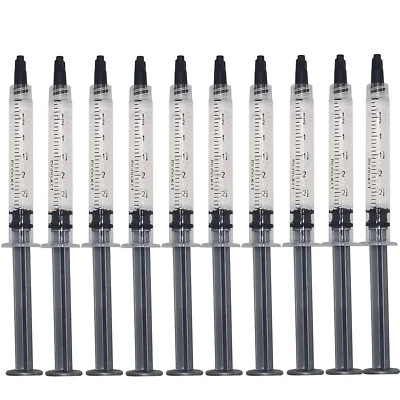 45% PEROXIDE GEL TEETH WHITENING TOOTH WHITENER BLEACH 10 SYRINGES DENTAL REFILL - Image 1 of 4