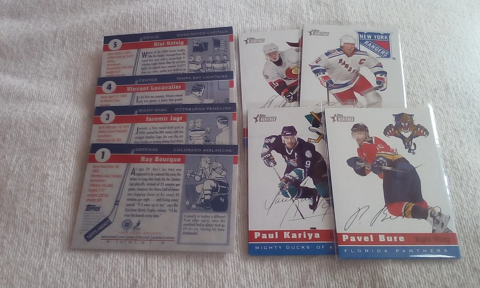 2000-01 Topps Heritage 1-73 part set Hockey Pick cards that you want/need. - Image 1 of 4