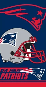 New England Patriots Beach Towel - NFL Official Merchandise - 30" x 60" - Picture 1 of 4