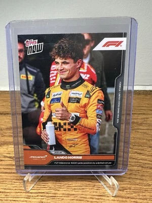 Topps Now F1 Formula 1 2024 #59 Lando Norris 300th pole position McLaren - Image 1 of 2