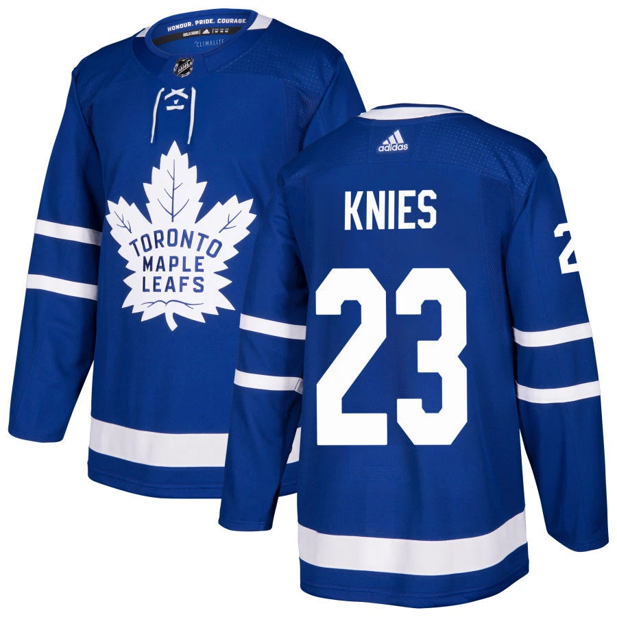 Toronto Maple Leafs Matthew Knies Blue Hockey Jersey w/ MILK & All Star Patch - Image 1 of 3