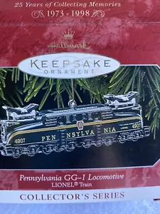 Hallmark Keepsake Ornament 1998 - Locomotora Pennsylvania GG-1 - Tren Lionel - Imagen 1 de 10