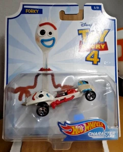 Hot Wheels Disney Pixar Toy Story 4 Forky Car 1:64 Metal Diecast Car Model Toy - Picture 1 of 2