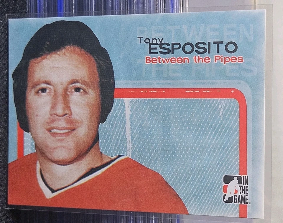 05-06 In The Game Tony Esposito Between The Pipes 🚨🚨🚨 Chicago Blackhawks  - Image 1 of 2