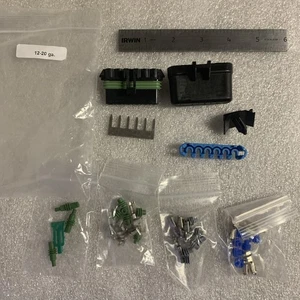 DELPHI METRI-PACK 280 KIT SEALED SPLICE PACK WITH 6 WAY BUSS BAR 18-20 GA - Picture 1 of 9