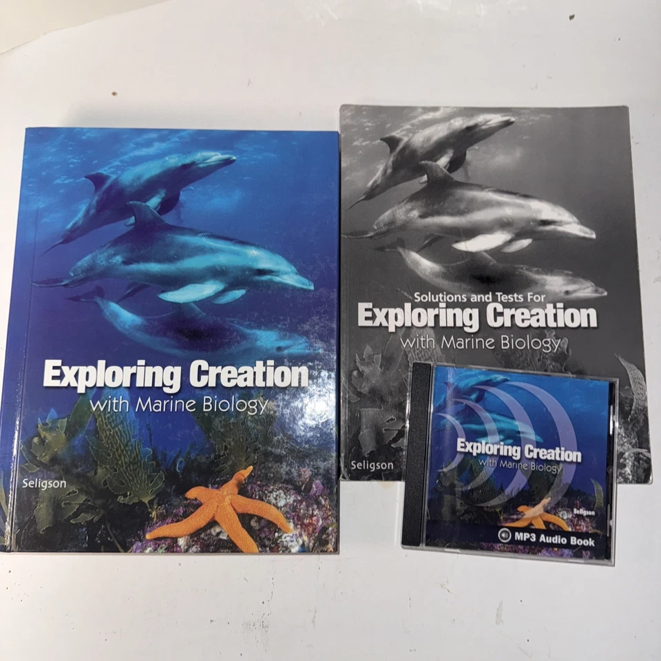 Apologia Exploring Creation With Marine Biology Bundle Set Curriculum Seligson  - Image 1 of 1
