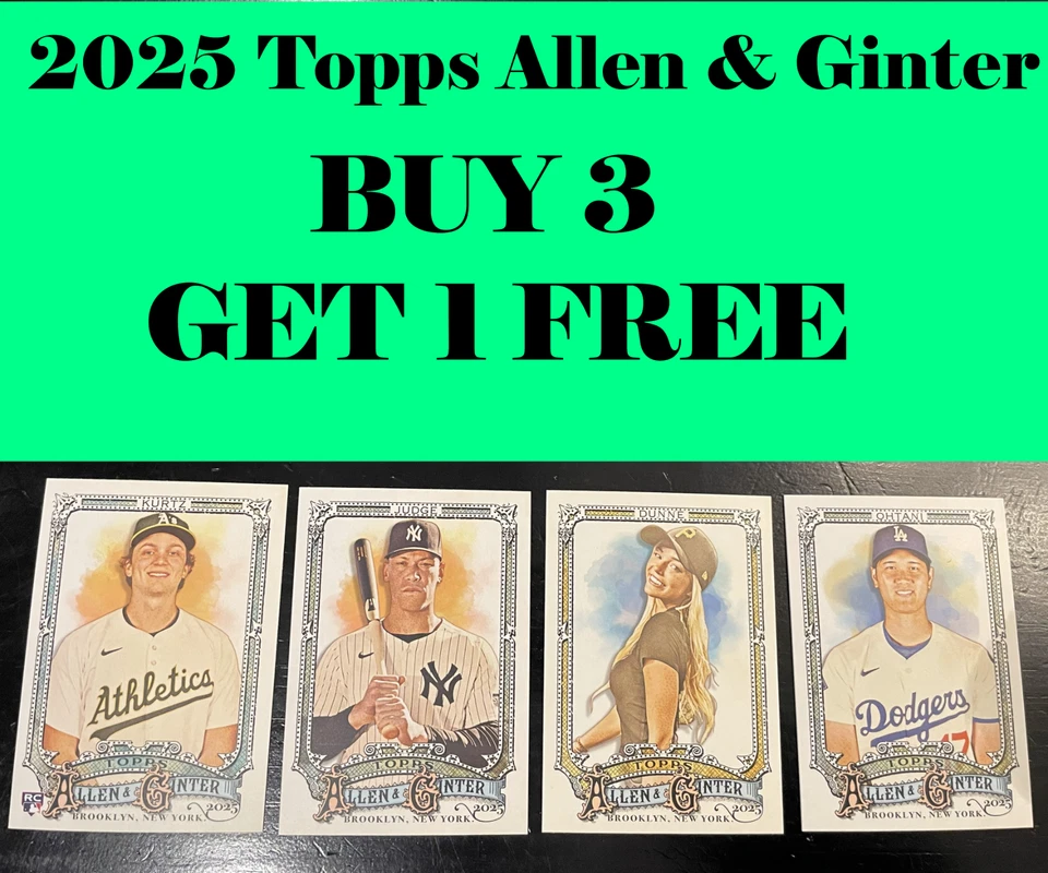Topps Allen & Ginter Singles 251-350 2025 tú eliges completa tu conjunto Foto 1 de 1