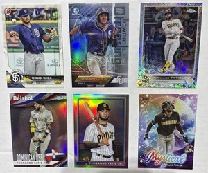 Fernando Tatis Jr 6 Card Chrome Refractor Lot San Diego Padres - Picture 1 of 1