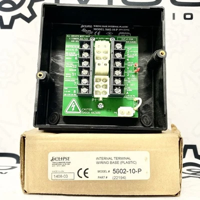Eclipse 5602-10-P Internal Terminal Wiring Base Plastic OEM 22194 - Image 1 of 4