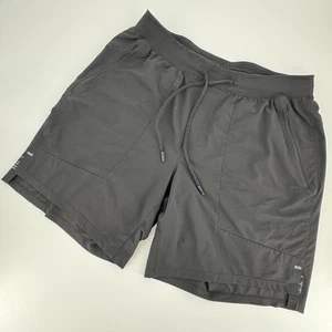 Lululemon Men's License to Train Short LinerLess Size Large Black LM7APYS - Picture 1 of 17