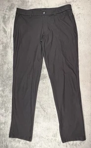 Lululemon 34x32 Commission Pant Relaxed Black Warpstreme Stretch Hose M5442S - Bild 1 von 10
