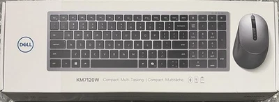 Dell Multi-Device Wireless Keyboard and Mouse Combo KM7120W-GY-US | New - Image 1 of 4
