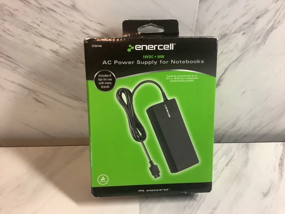 Fuente de alimentación de CA Enercell 19VDC 90W para portátiles 2730746. NUEVO Foto 1 de 4