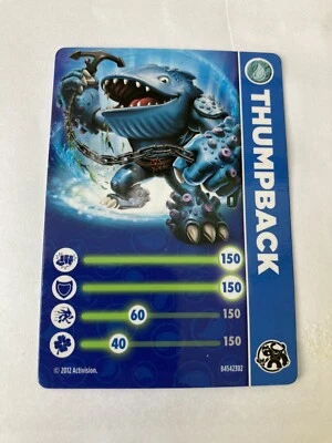 Activision Skylanders Giants Thumpback Gaming Stat Card - Image 1 of 4