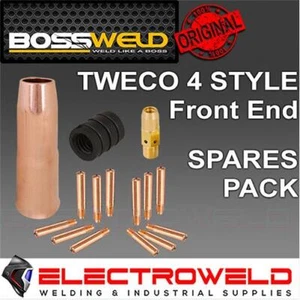 BOSSWELD Tweco Style TW4 MIG Welding Torch Spares Kit Consumables Tips 91.T4FEK - Picture 1 of 2