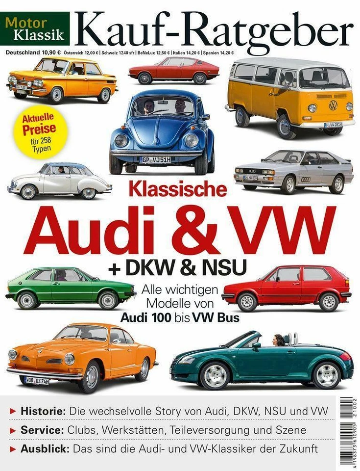 Motor Klassik Kaufratgeber Vw + Audi (Taschenbuch)