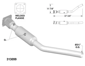 Front Catalytic Converter for 2011-2014 Jeep Compass FWD - Bild 1 von 1