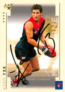 Signed 2003 Melbourne Demons AFL Select XL Card - Adem Yze - Foto 1 di 3