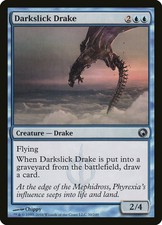FOIL Darkslick Drake | MtG Magic Scars of Mirrodin | English | Near Mint