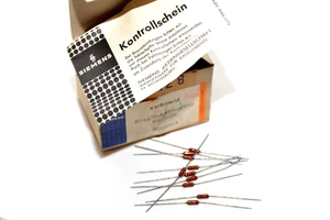 10x Karbowid Widerstand von Siemens , 510 Ohm / 0.25 W, Klangfilm Resistor, NOS - Picture 1 of 5