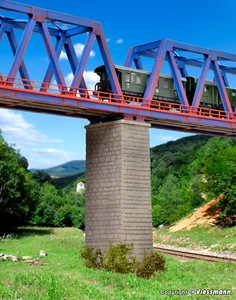 Kibri 37673 N 1:160 + Z 1:220 - Kit of Viaduct centre pillar - Picture 1 of 2