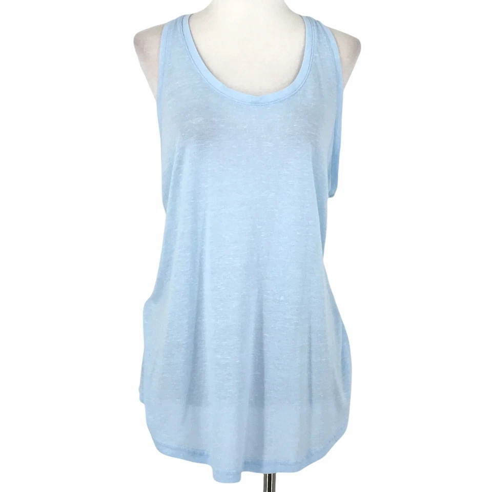 Camisa Tek Gear Mujer Grande Azul Camiseta sin Mangas Pullover Ligera Drytek Foto 1 de 4