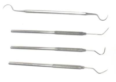 SALIM-GROUP 4 PC STAINLESS STEEL PROBE PICK SET KIT DE SOLDERING ELECTRONICS REPAIR WIRING