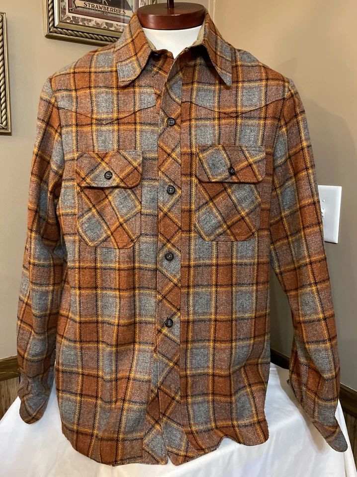 Camisa Pg’s People Plateada/Gulfstream Manga Larga Talla Grande De Colección Años 70 RARA Foto 1 de 4