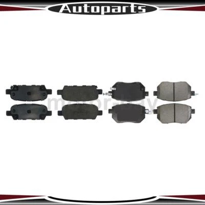 Pastillas de freno delanteras traseras para Nissan Murano 2011 2010 2009 2007 2006 2005 2004 2003 Foto 1 de 4