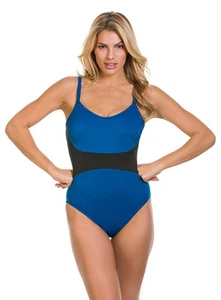 MAGICSUIT by MIRACLESUIT Traje de baño de una pieza para mujer Serena Control de barriga Nuevo con etiquetas - Imagen 1 de 7