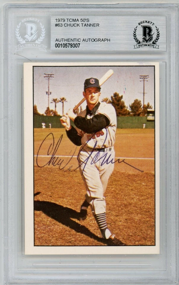 Chuck Tanner Signed 1979 TCMA - Beckett BAS - Image 1 of 1