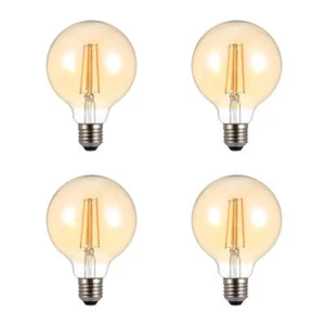 LED Dimmable Filament Globe Bulb E27 Edison Screw 6.5W TEKLED - Picture 1 of 19