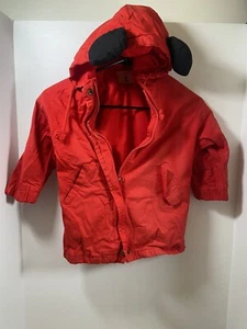 Kids Mickey Unique Quality Jacket With Ears Unisex Size 9 - Picture 1 of 6
