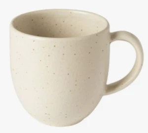 Casafina Pacifica Fine Stoneware Becher VANILLE Neu mit Etikett - Bild 1 von 1