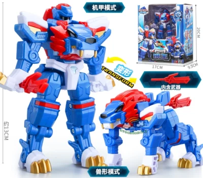 Miniforce Animal Tron LION Volt Ranger Beast Transforming Robot Action Figure - Image 1 of 4