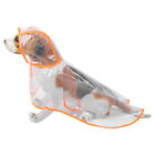 (5XL)03 Dog Rain Poncho Hooded Dog Rain Jacket Transparente Wasserdichte Hunde