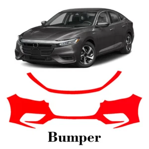 Front bumper PreCut PPF Paint Protection Film For Honda Insight 2019-2022 - Picture 1 of 7