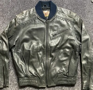 Genuine Harley Davidson Leather Biker Riding Vintage Jacket Women’s Size Medium - Picture 1 of 11