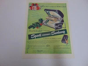 1945 SPERTI PORTABLE SUNLAMP Great Christmas Gift vintage art print ad - Picture 1 of 1