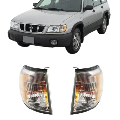 Par de luces de señalización para conductor y pasajero Subaru Forester 2001 2002 Foto 1 de 4