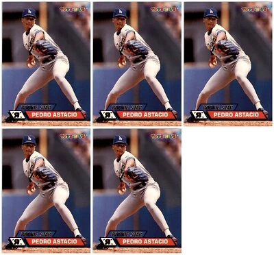 (5) 1993 Stadium Club Toys 'R' Us #44 Pedro Astacio Dodgers Card Lot - Изображение 1 из 2