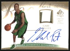 2007-08 SP Authentic #137 Gabe Pruitt RC Auto Jersey /599 - NM-MT