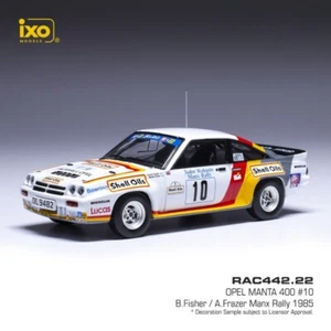 Opel Manta 400 #10 Rallye de Manx 1985 Fisher / Frazer 1/43 IXO RAC442 - Imagen 1 de 2