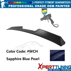 Fits 22-25 Subaru WRX V Style ABS Painted #WCH Sapphire Blue Pearl Roof Spoiler - Picture 1 of 5
